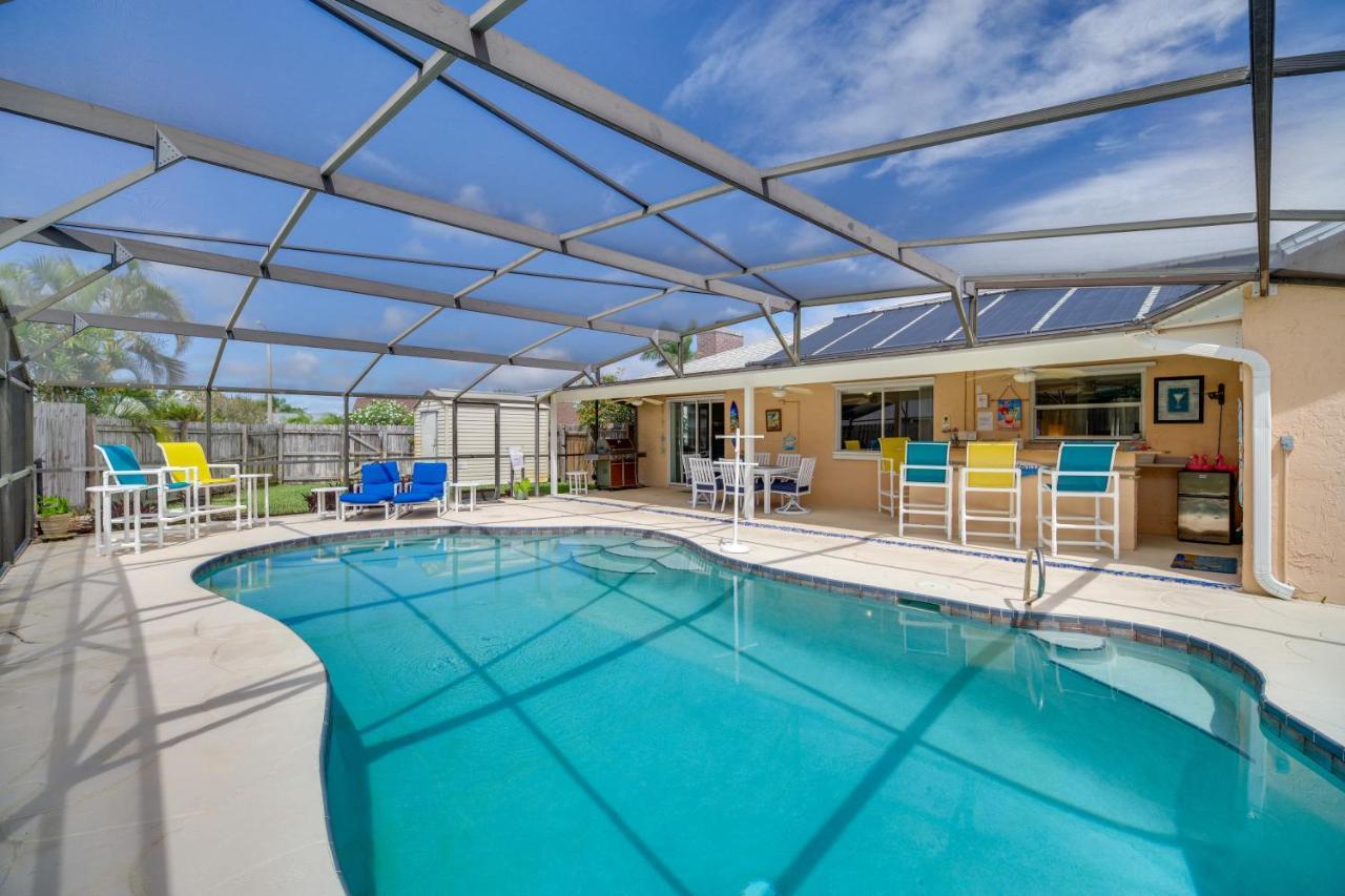 Waterfront Merritt Island Vacation Rental With Pool! 외부 사진